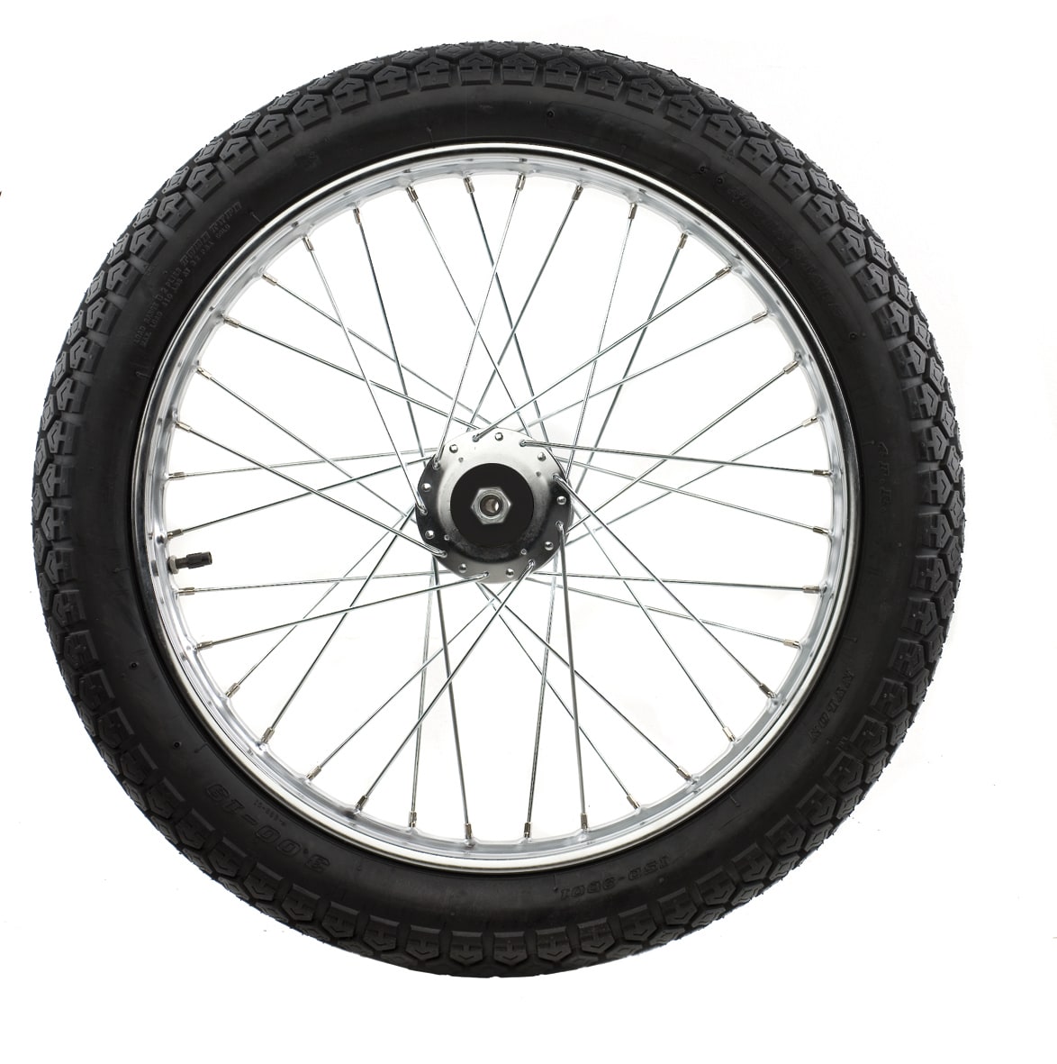 Finntack  Rockcart-hjul, 19""""x3,00, rustfrit stål (sælges stykvis)