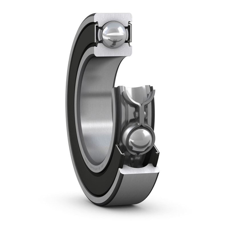 SKF bearing 6003 2RS, carbon wheel, rapid