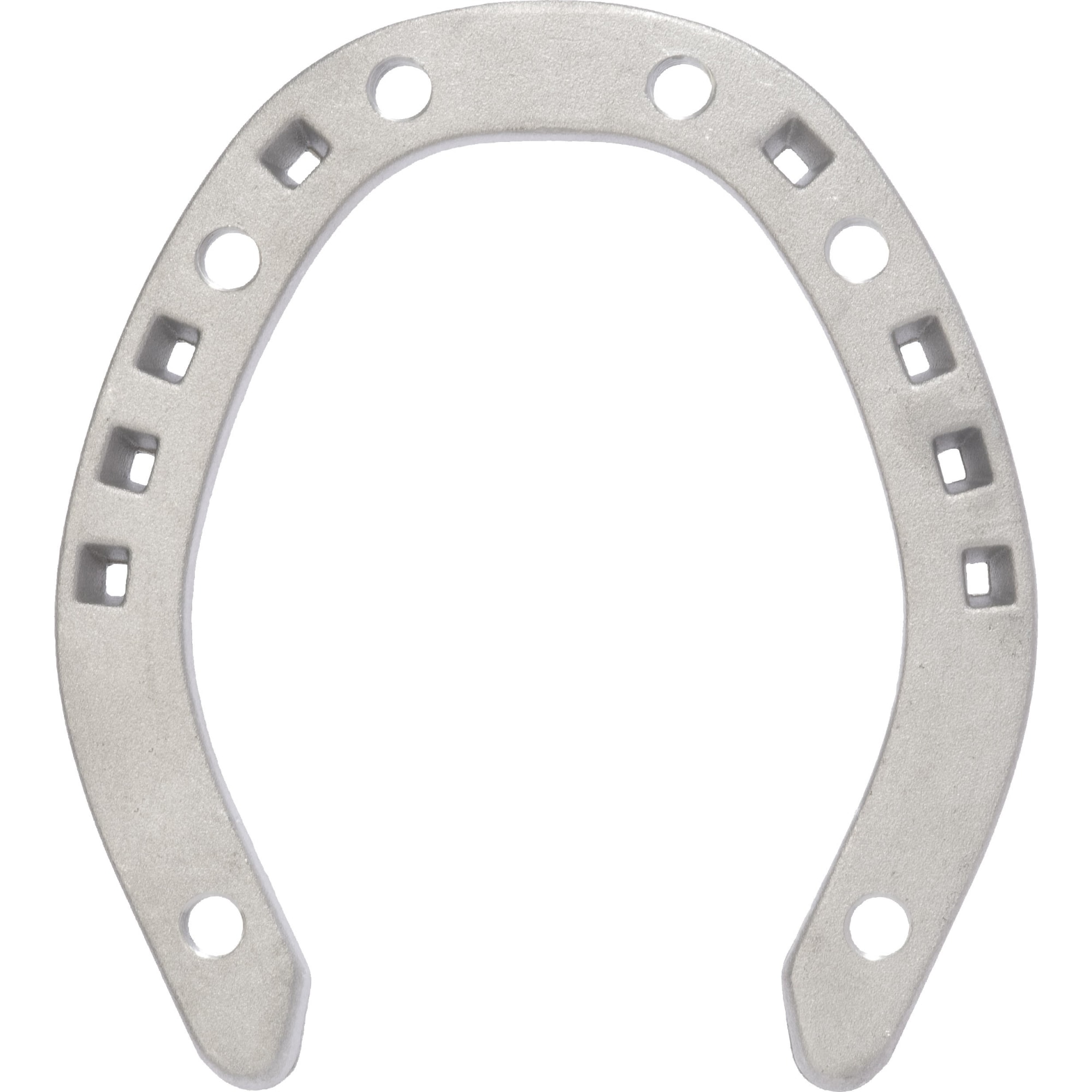Mustad ALU  15x6 w/ 6H-5/16, hind, toe clipped (pair)