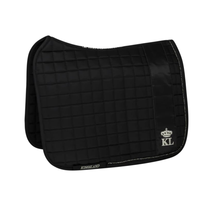 Kingsland Classic Dressage Saddle Pad with Square Quilting & Satin Panel