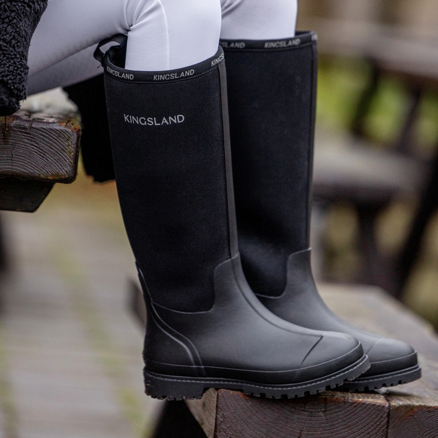 Damen-Gummistiefel mit hohem Schaft
