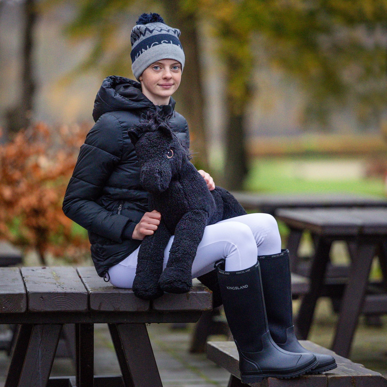 Damen-Gummistiefel mit hohem Schaft